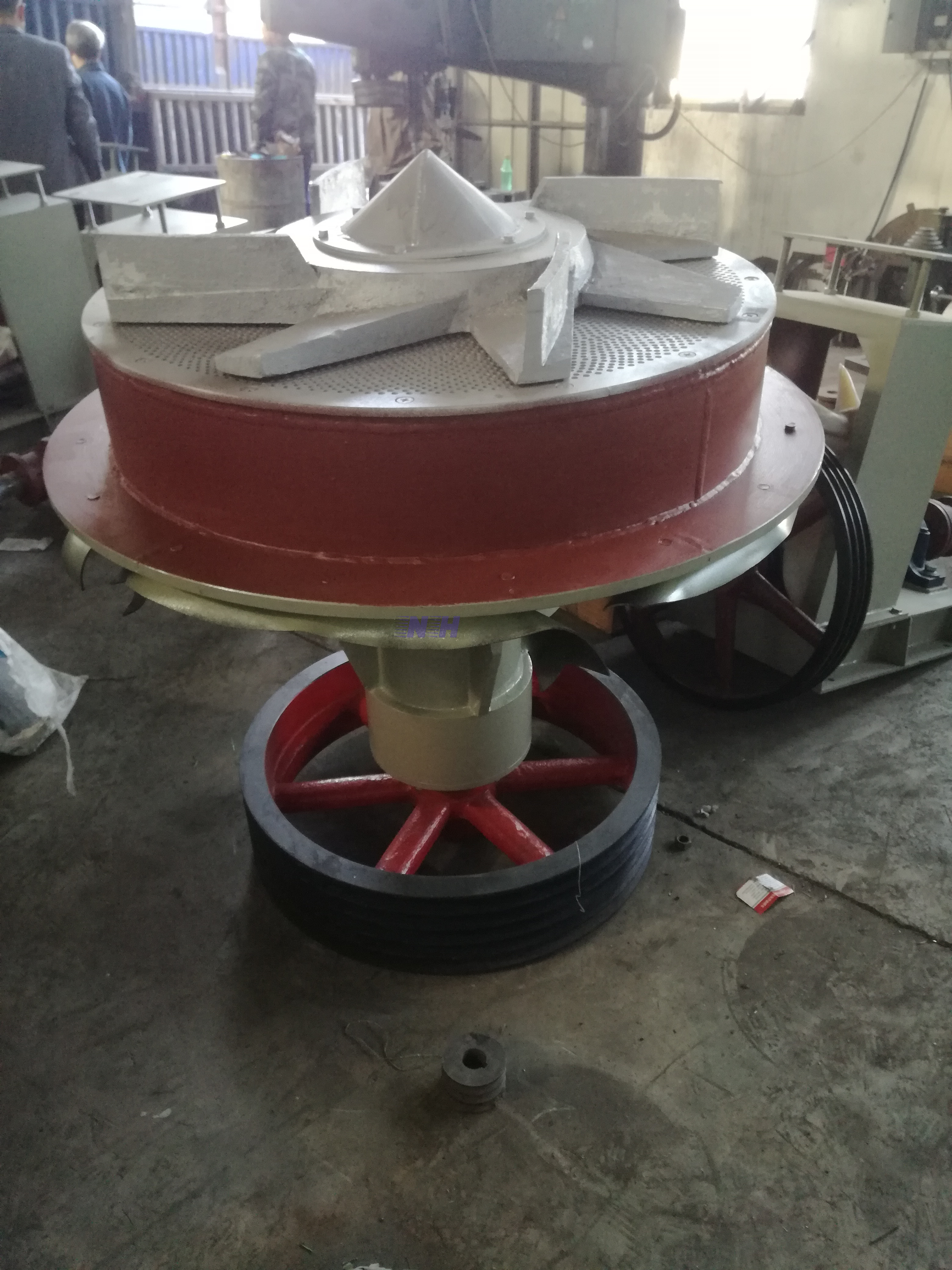 Customized paper pulper spare part pulper rotor with mesh for paper making mill
