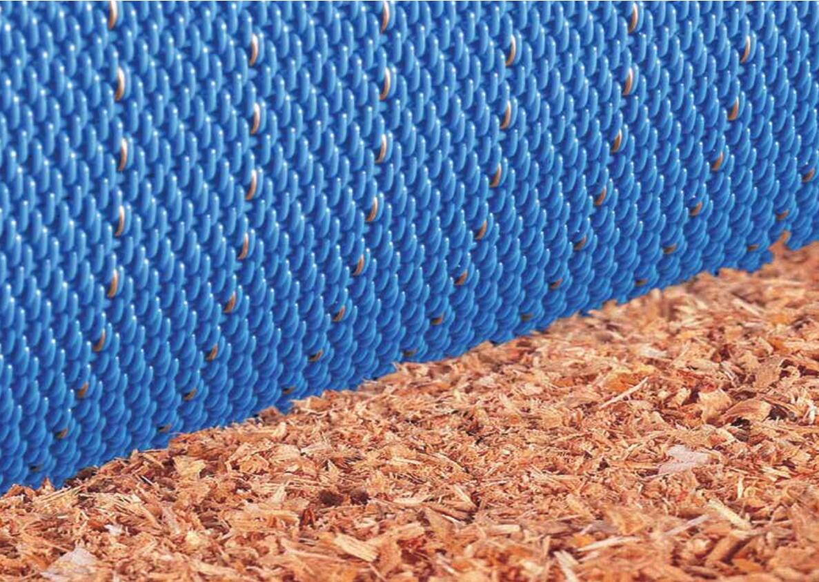 Polyester density shavings board MDF heating conveying forming belt with high wear resistance antistatic property and strength