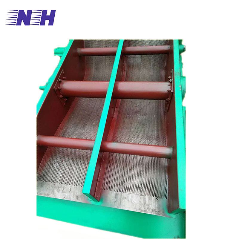 Sewage treatment equipment high frequency vibrating screen used in pulp and paper industry with simple structure low production costs