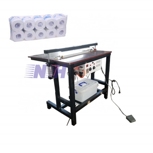 Semi-Automatic Foot-operated Water-cooled Sealing Machine Multi Rolls Toilet Paper Packing Machine