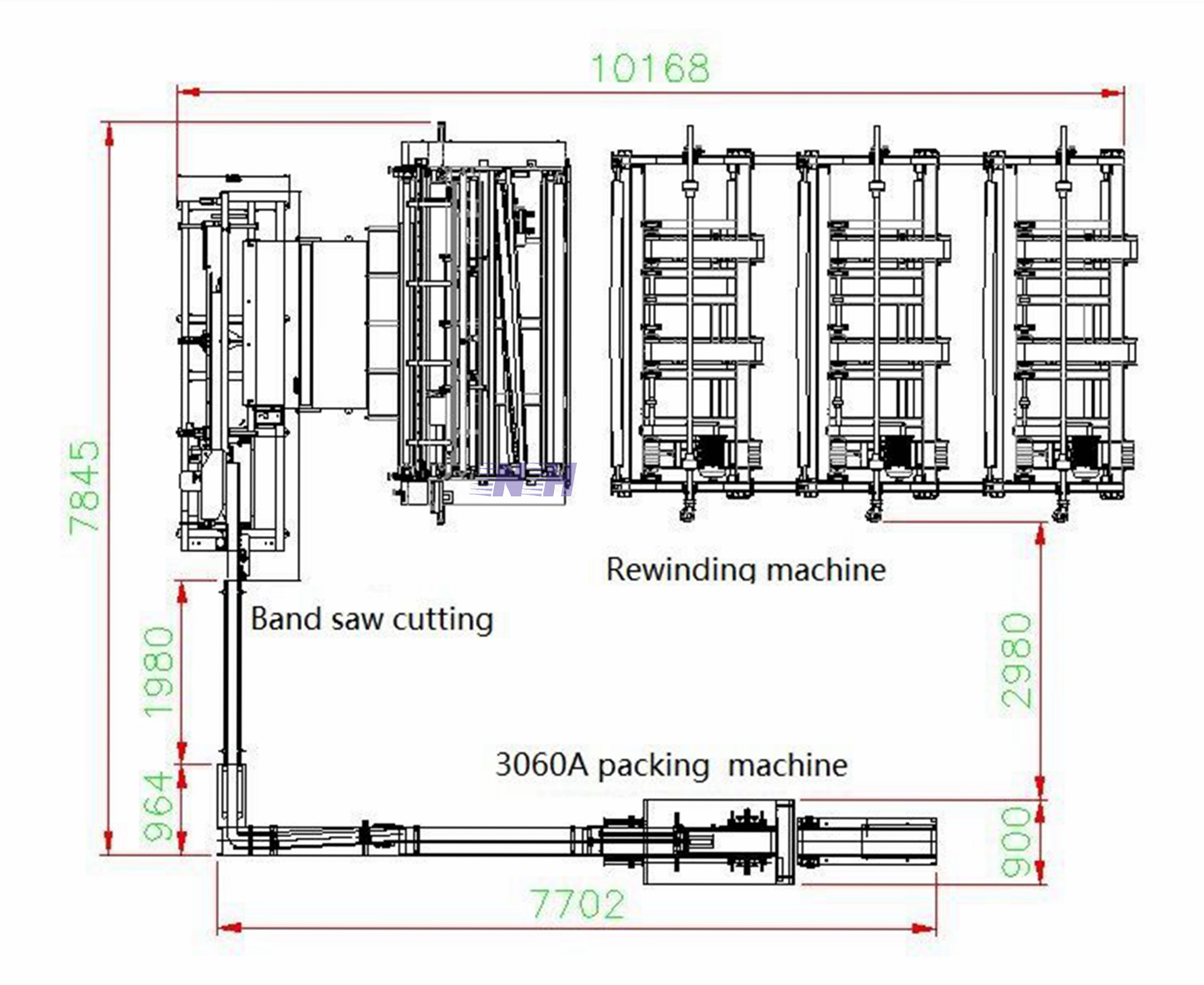 Full automatic easy operation high speed roll band saw paper cutting machine for toilet paper machinery 