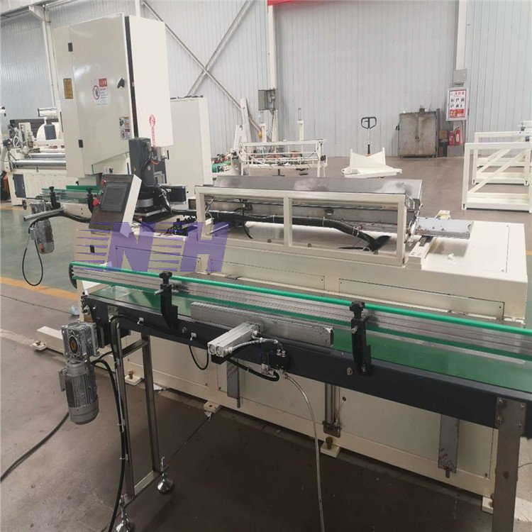 Full automatic easy operation high speed roll band saw paper cutting machine for toilet paper machinery 