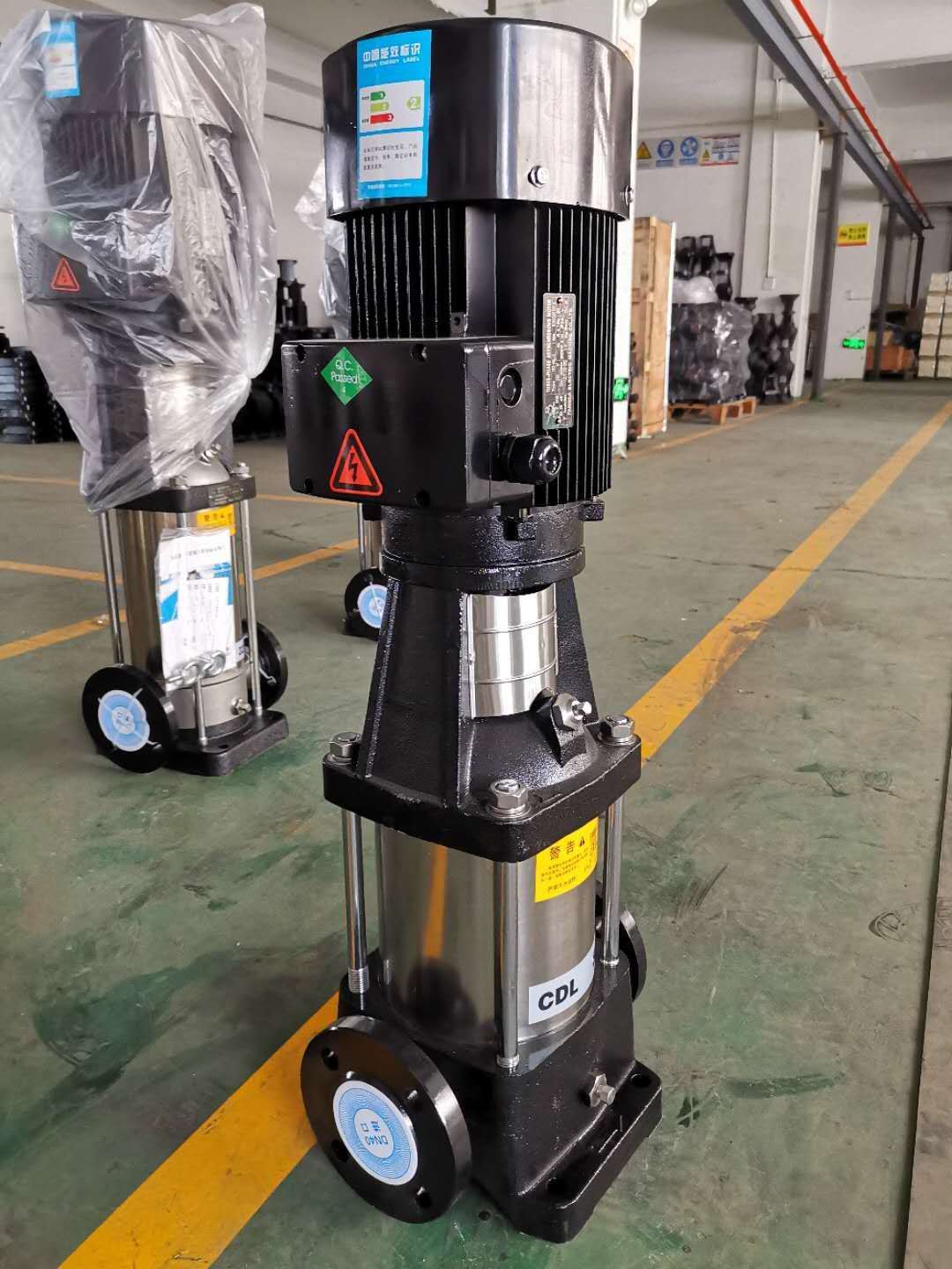 Stainless steel vertical pipeline horizontal multistage centrifugal pump used for paper mill industrial water treatment liquid transportation and Irrigation