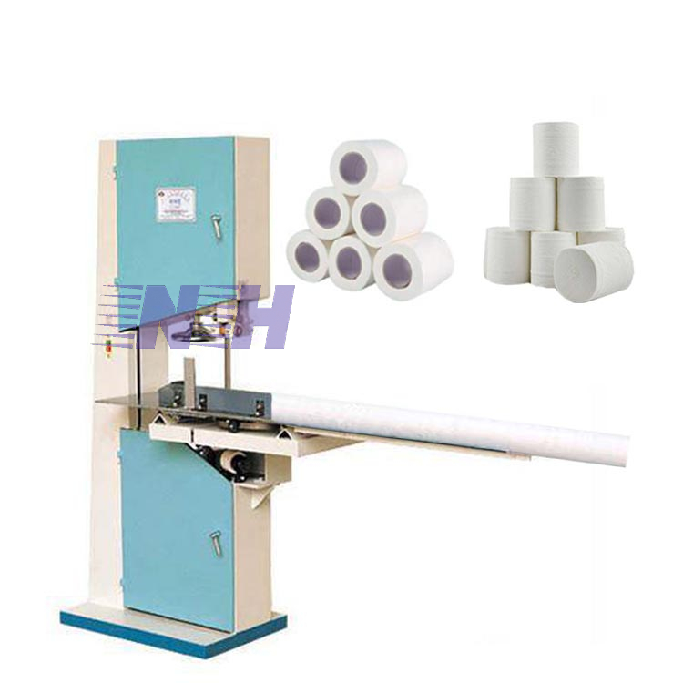 Easy operation high speed roll band saw paper cutting machine for toilet paper machinery 