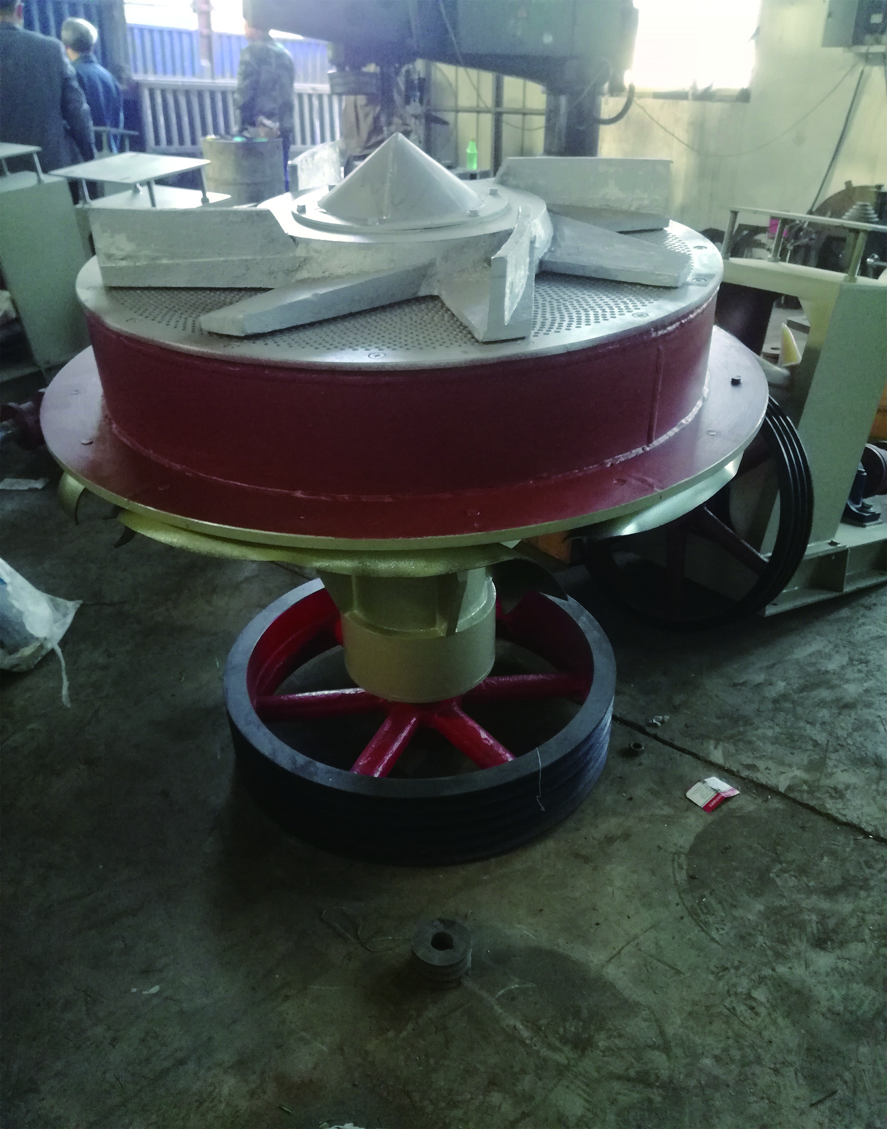 Customized spare part pulper rotor mould with mesh for refiner and consistency machine of paper making mill