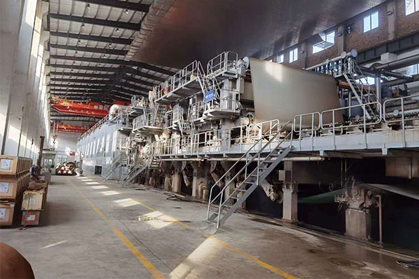 Installation of paper machinery